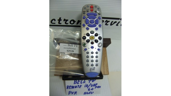 Bell TV IR/UHF PRO 6.0  remote control .